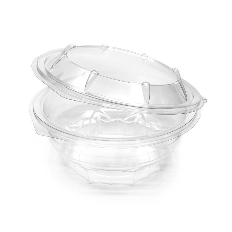 CLEAR PLASTIC CLAMSHELL SALAD BOWLS 500 ML (360 PCS.) Asnaf Trading Co.